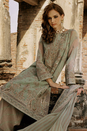 Charizma Vasal Embroidered Chiffon Unstitched 3Pc Suit VSL25-03