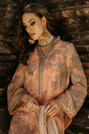 Charizma Vasal Embroidered Chiffon Unstitched 3Pc Suit VSL25-05