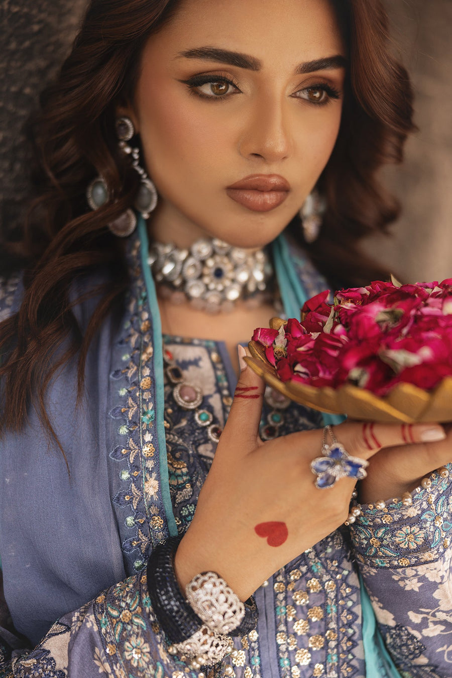 Charizma Vasal Vol-02 Embroidered Chiffon Unstitched 3Pc Suit VSL25-07