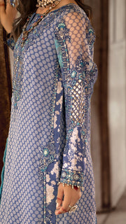 Charizma Vasal Vol-02 Embroidered Chiffon Unstitched 3Pc Suit VSL25-07
