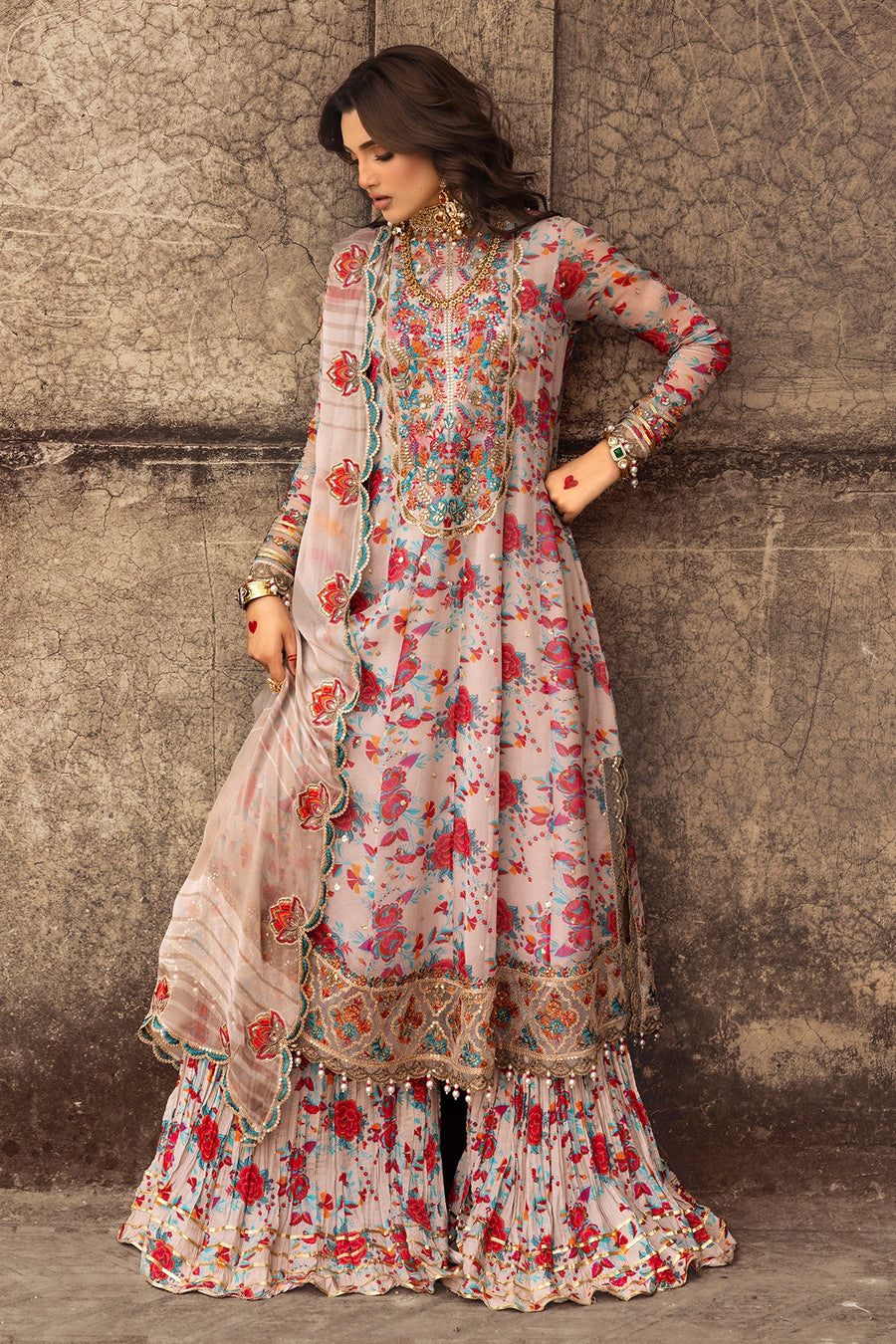 Charizma Vasal Vol-02 Embroidered Chiffon Unstitched 3Pc Suit VSL25-08