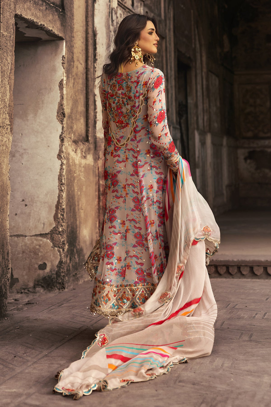 Charizma Vasal Vol-02 Embroidered Chiffon Unstitched 3Pc Suit VSL25-08