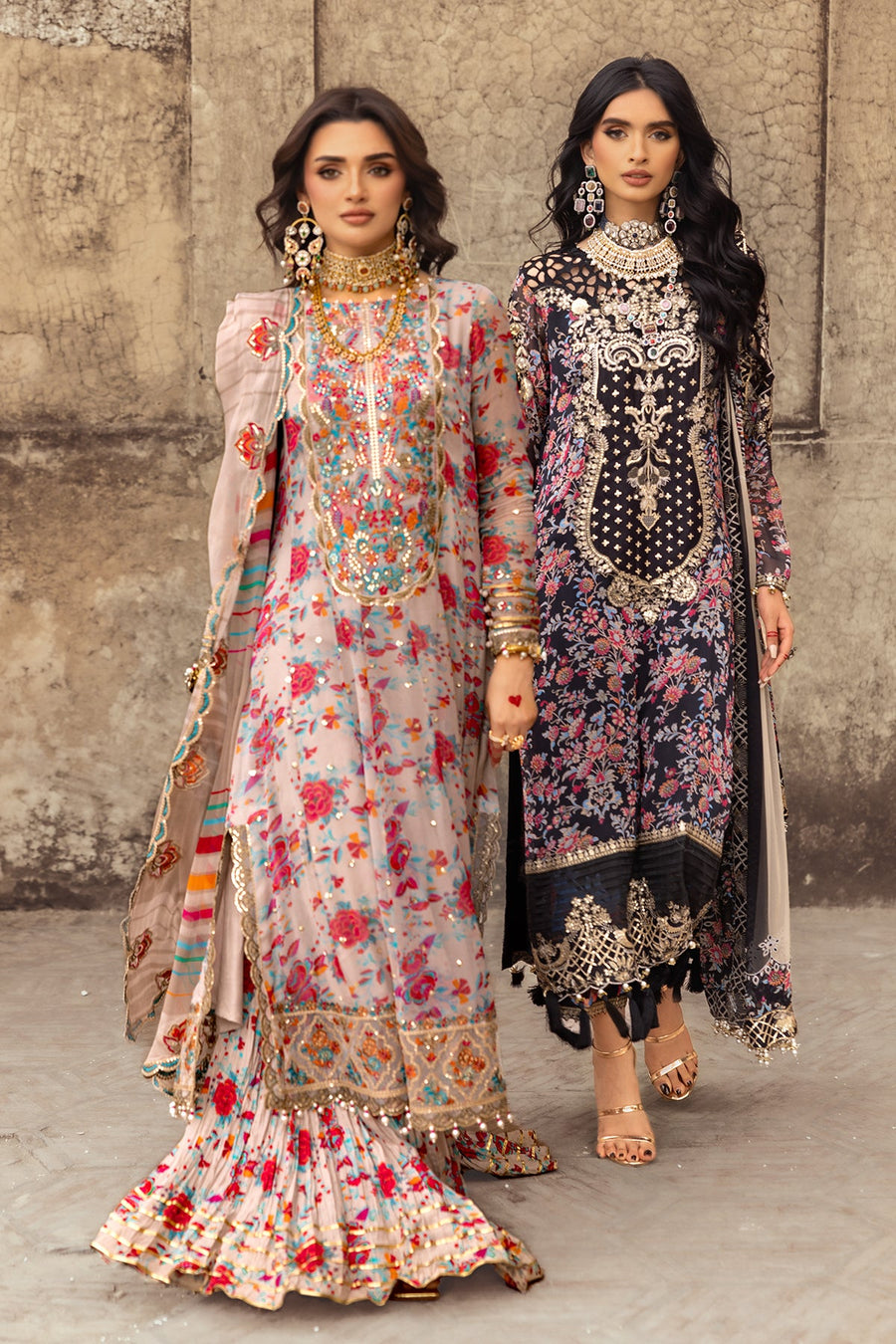 Charizma Vasal Vol-02 Embroidered Chiffon Unstitched 3Pc Suit VSL25-08