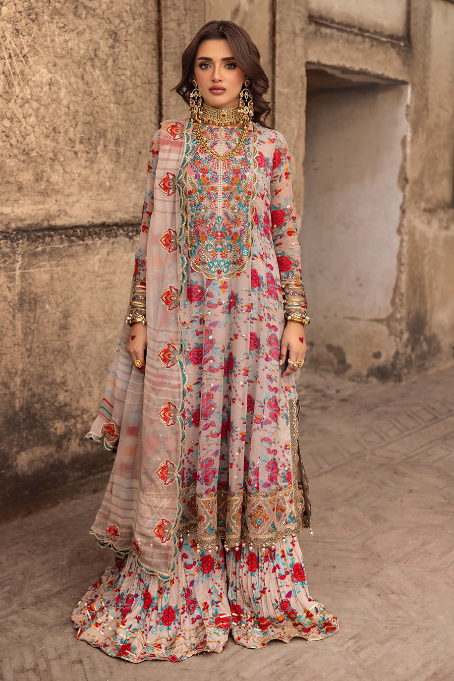 Charizma Vasal Vol-02 Embroidered Chiffon Unstitched 3Pc Suit VSL25-08