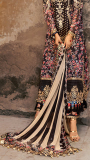 Charizma Vasal Vol-02 Embroidered Chiffon Unstitched 3Pc Suit VSL25-09