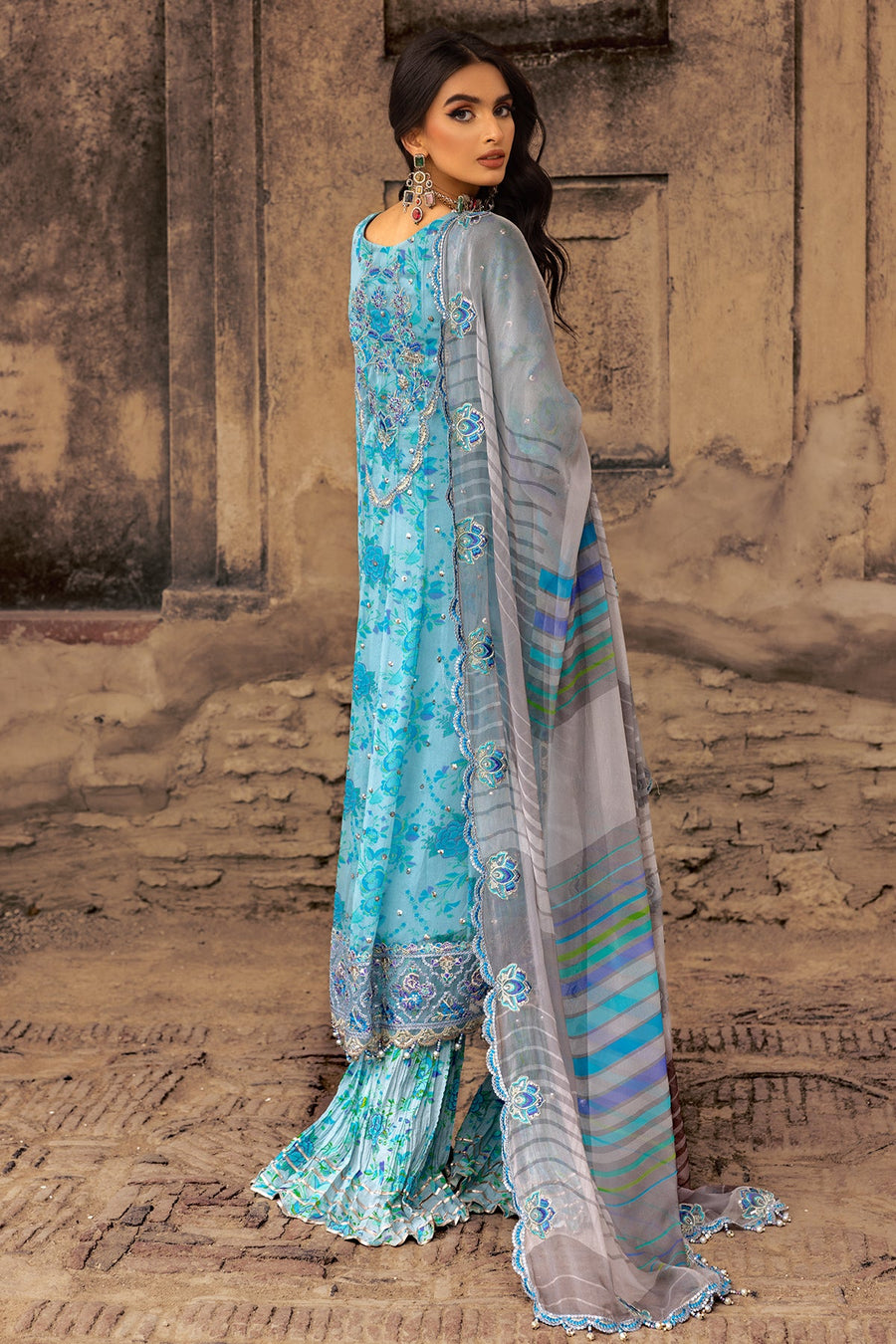 Charizma Vasal Vol-02 Embroidered Chiffon Unstitched 3Pc Suit VSL25-10
