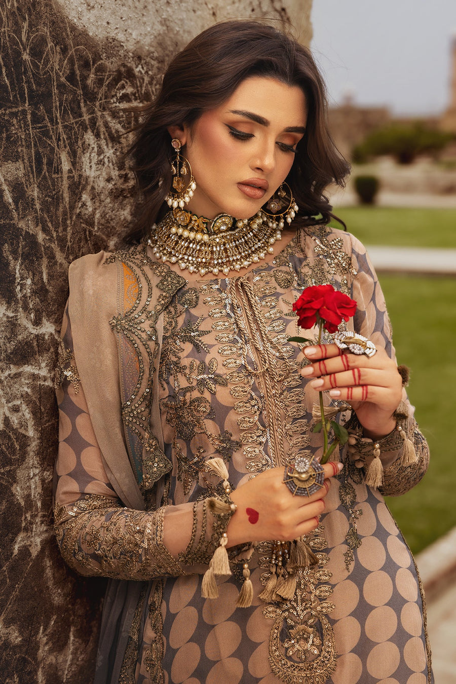 Charizma Vasal Vol-02 Embroidered Chiffon Unstitched 3Pc Suit VSL25-11