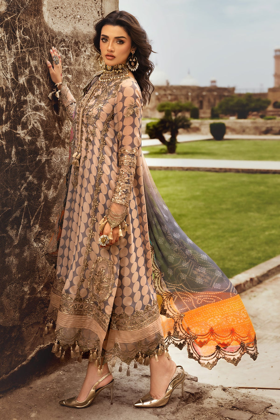 Charizma Vasal Vol-02 Embroidered Chiffon Unstitched 3Pc Suit VSL25-11
