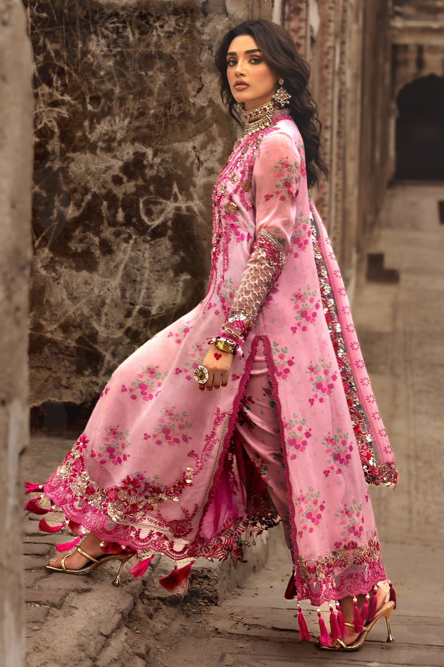 Charizma Vasal Vol-02 Embroidered Chiffon Unstitched 3Pc Suit VSL25-12
