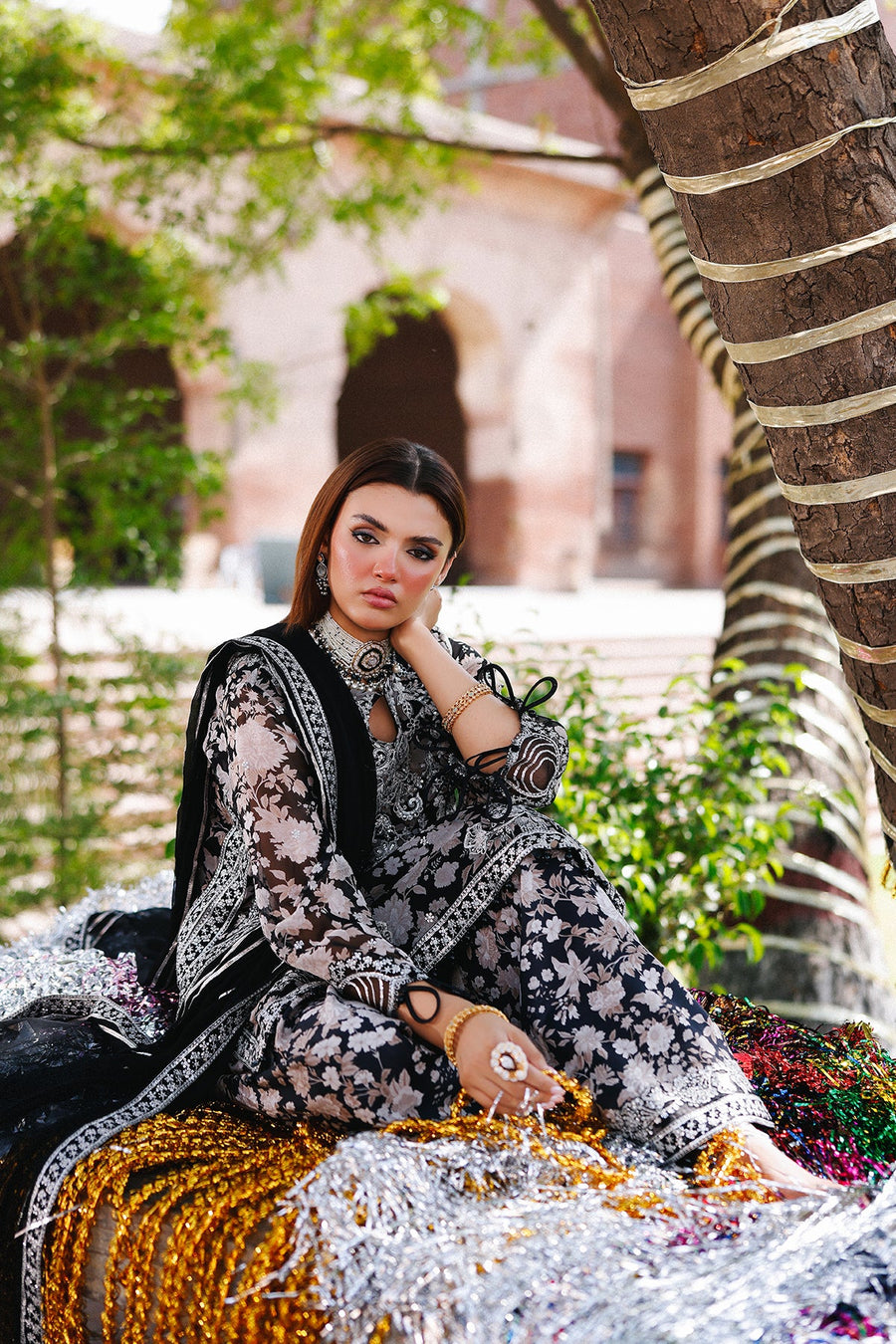 Charizma Vasal Vol-03 Embroidered Chiffon Unstitched 3Pc Suit VSL25-15