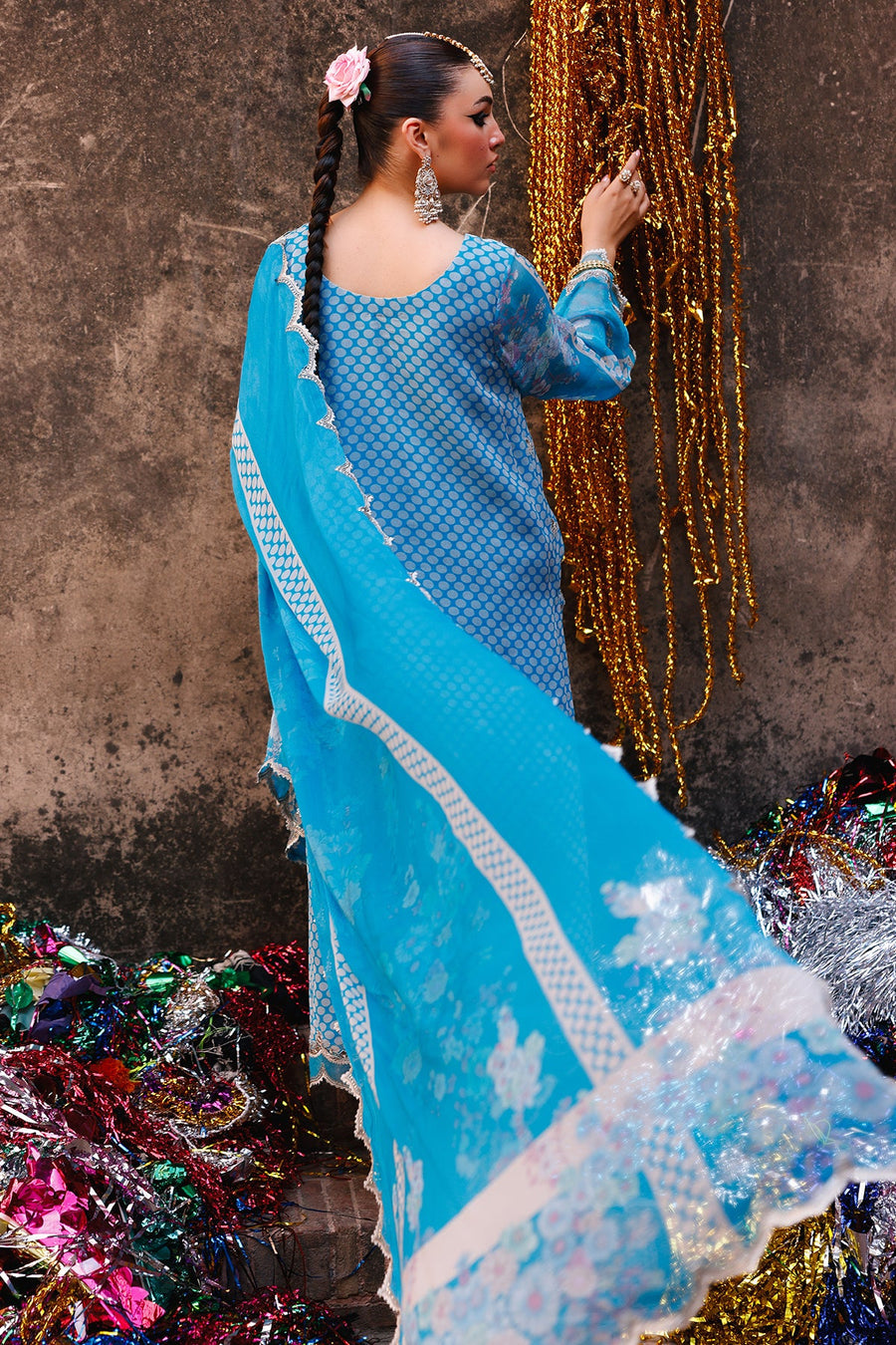 Charizma Vasal Vol-03 Embroidered Chiffon Unstitched 3Pc Suit VSL25-20