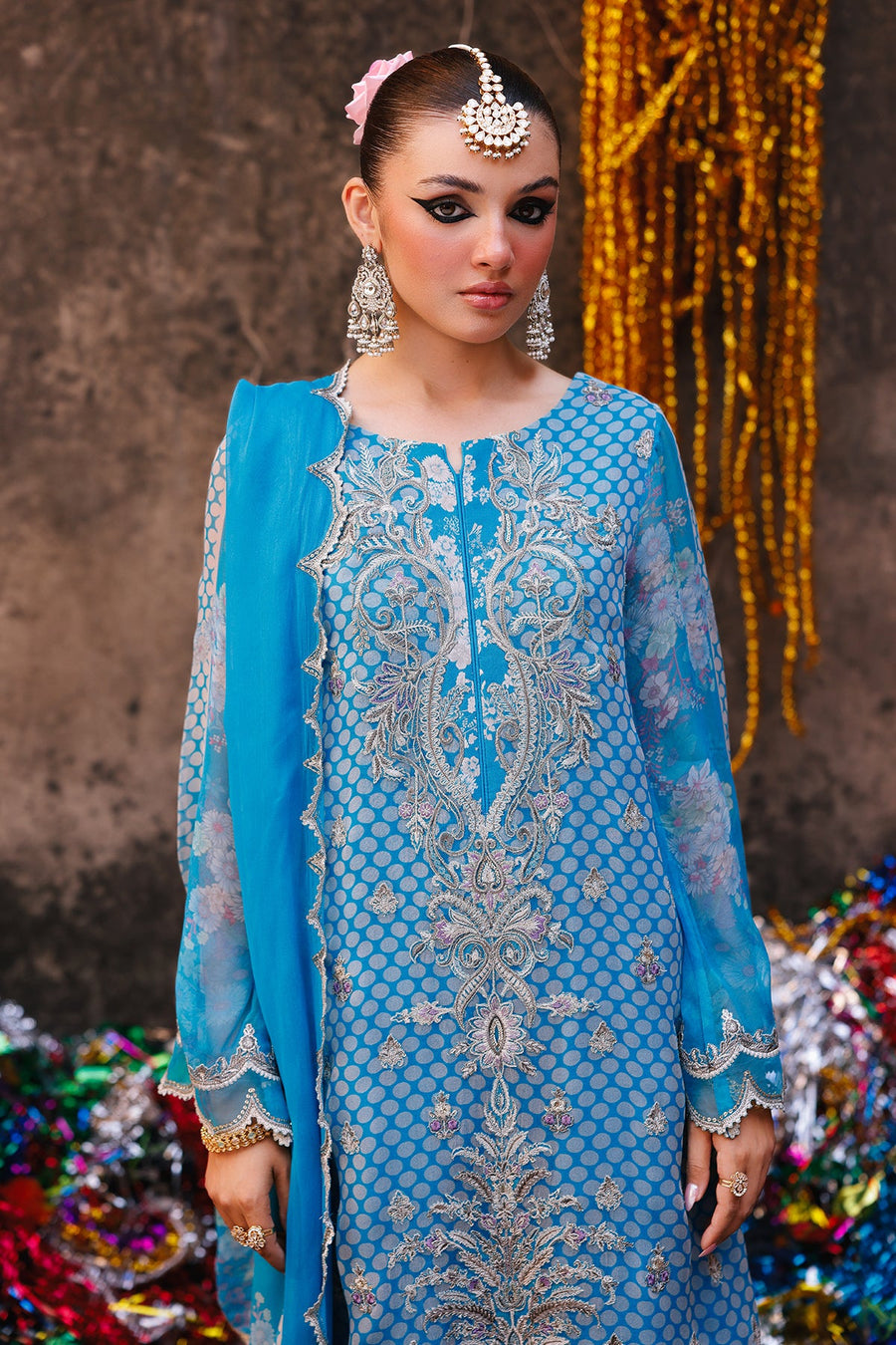 Charizma Vasal Vol-03 Embroidered Chiffon Unstitched 3Pc Suit VSL25-20
