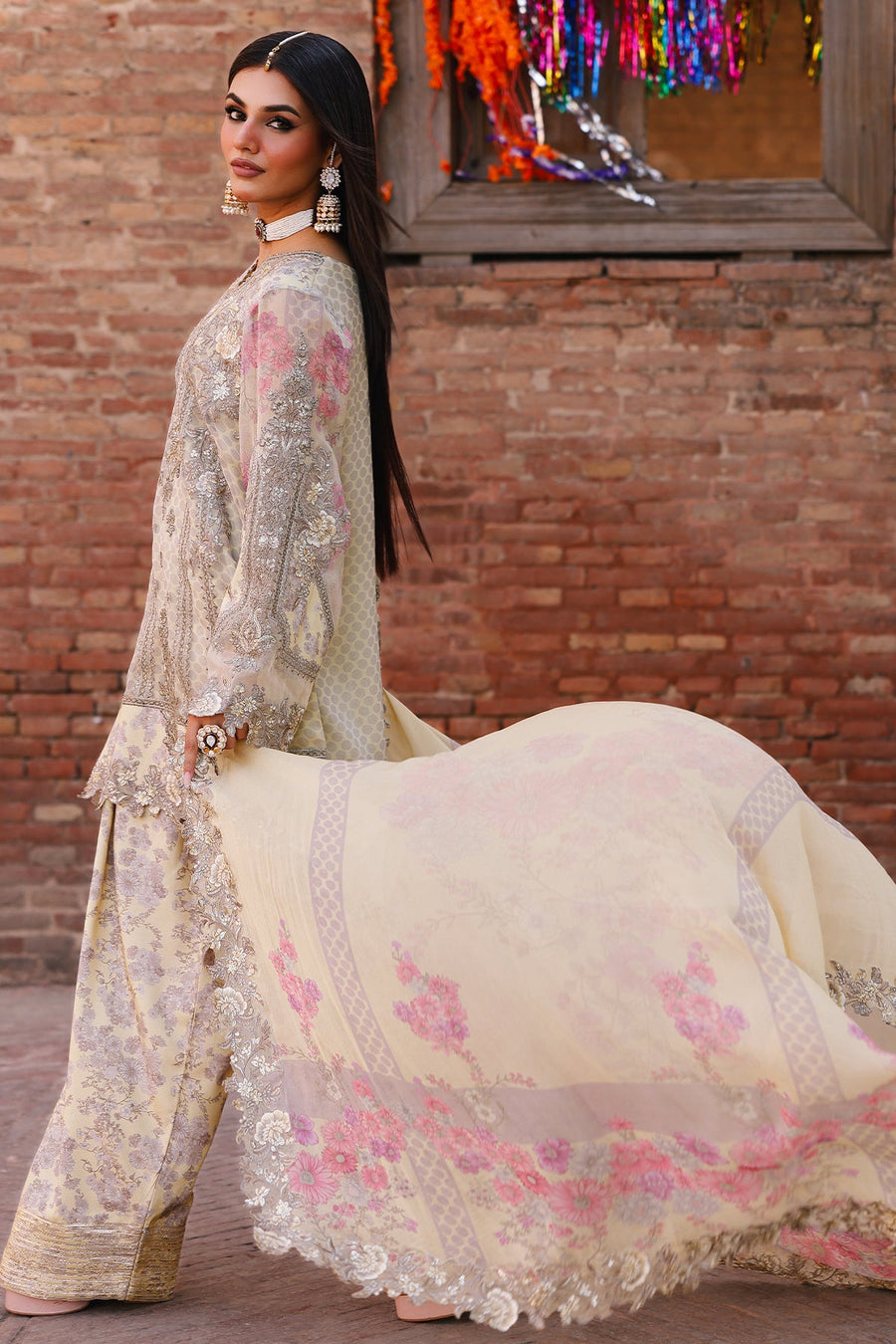 Charizma Vasal Vol-03 Embroidered Chiffon Unstitched 3Pc Suit VSL25-21