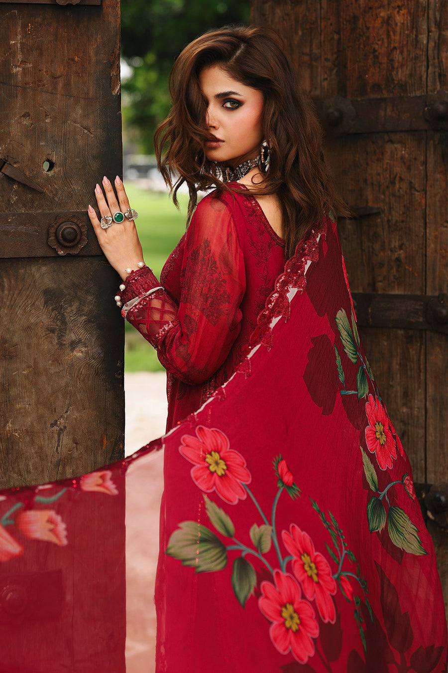 Charizma Vasal Vol-04 Embroidered Chiffon Unstitched 3Pc Suit VSL25-25