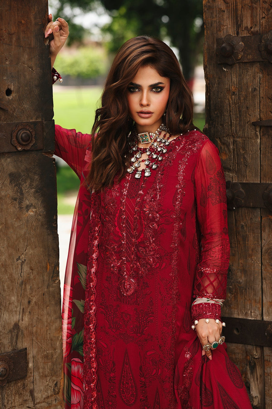 Charizma Vasal Vol-04 Embroidered Chiffon Unstitched 3Pc Suit VSL25-25