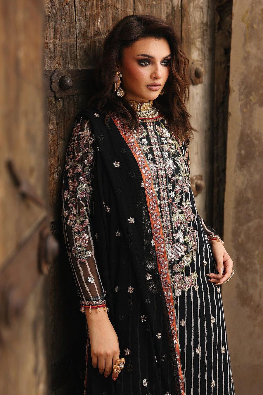 Charizma Vasal Vol-04 Embroidered Chiffon Unstitched 3Pc Suit VSL25-26