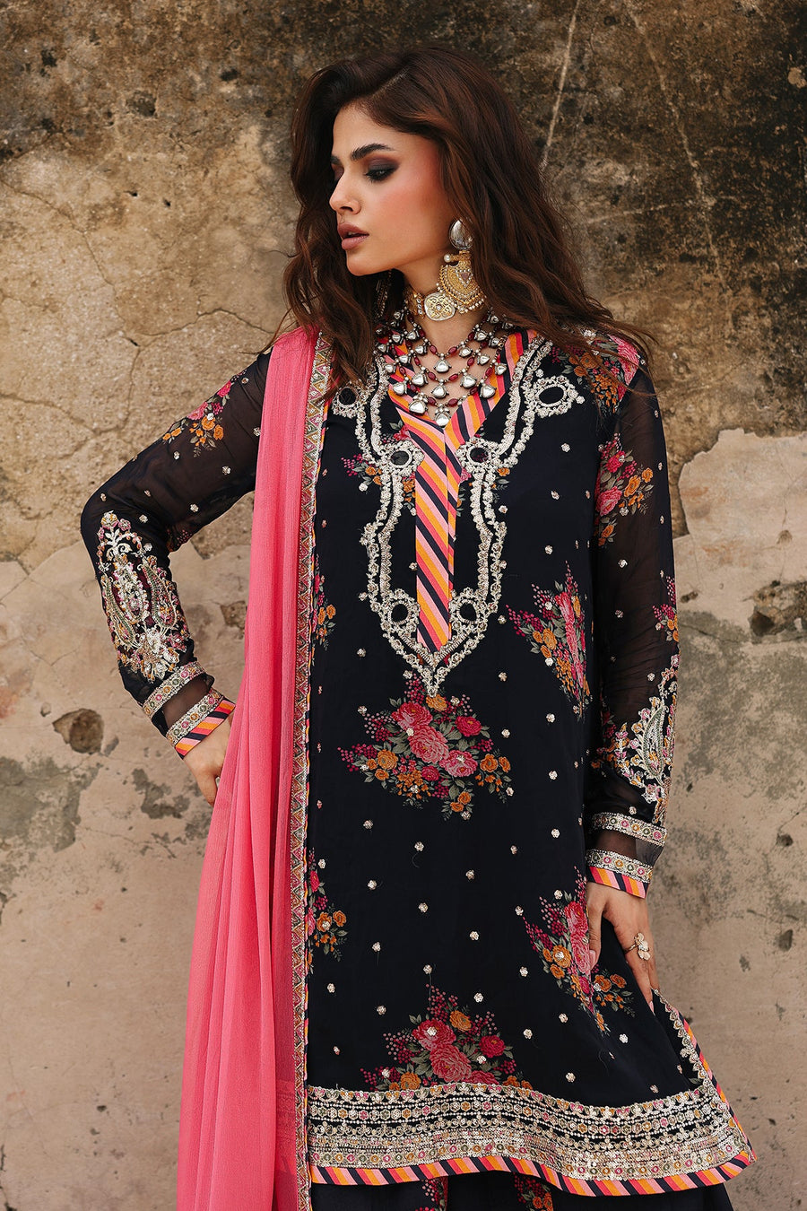 Charizma Vasal Vol-04 Embroidered Chiffon Unstitched 3Pc Suit VSL25-29