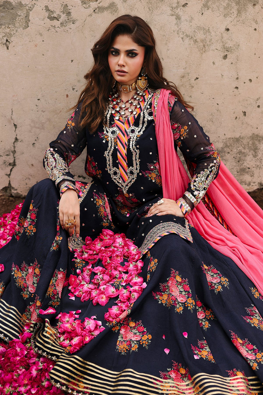 Charizma Vasal Vol-04 Embroidered Chiffon Unstitched 3Pc Suit VSL25-29