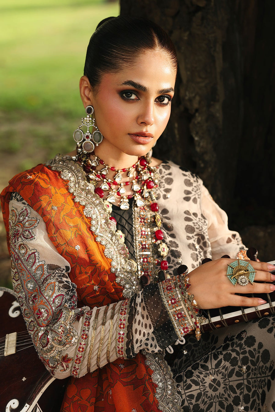 Charizma Vasal Vol-04 Embroidered Chiffon Unstitched 3Pc Suit VSL25-30