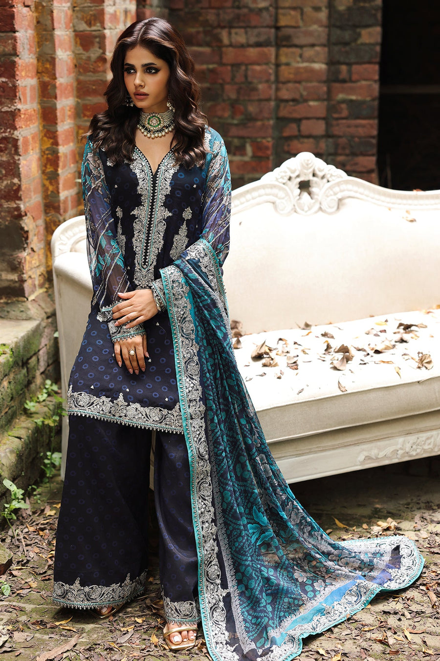 Charizma Vasal Vol-05 Embroidered Chiffon Unstitched 3Pc Suit VSL25-32