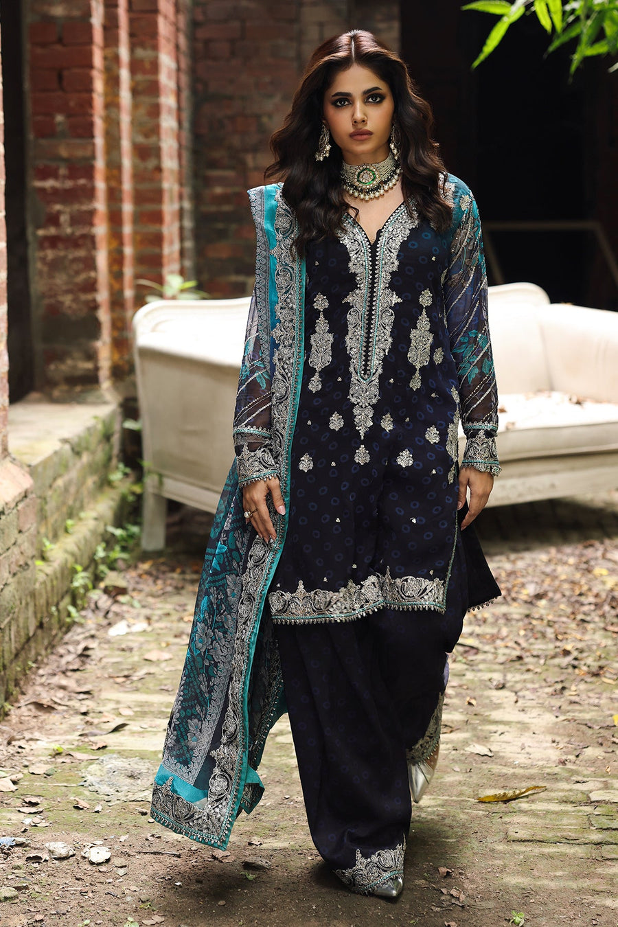 Charizma Vasal Vol-05 Embroidered Chiffon Unstitched 3Pc Suit VSL25-32
