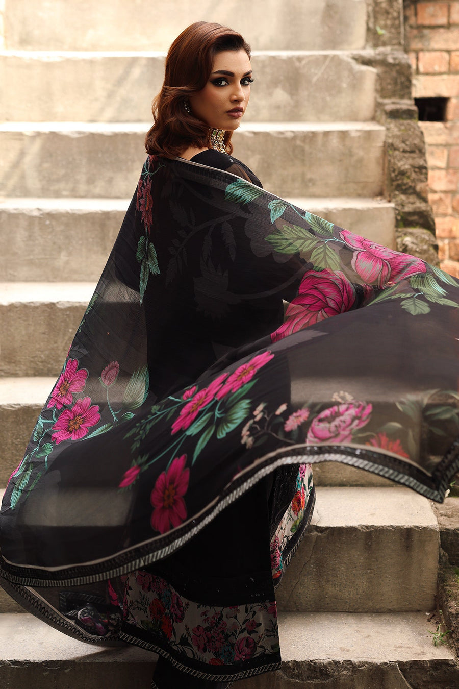 Charizma Vasal Vol-05 Embroidered Chiffon Unstitched 3Pc Suit VSL25-33