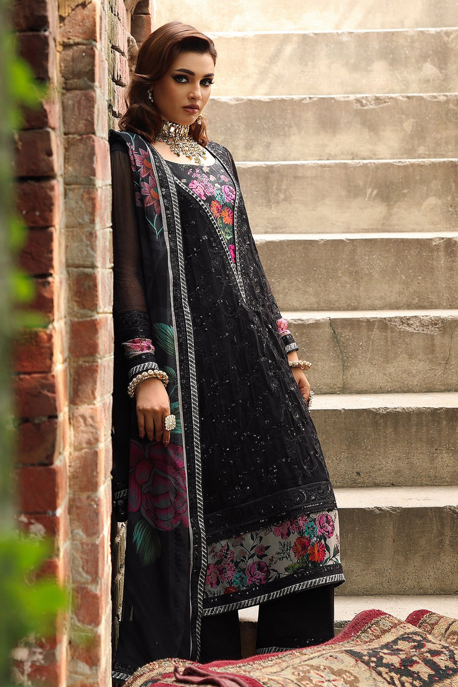 Charizma Vasal Vol-05 Embroidered Chiffon Unstitched 3Pc Suit VSL25-33