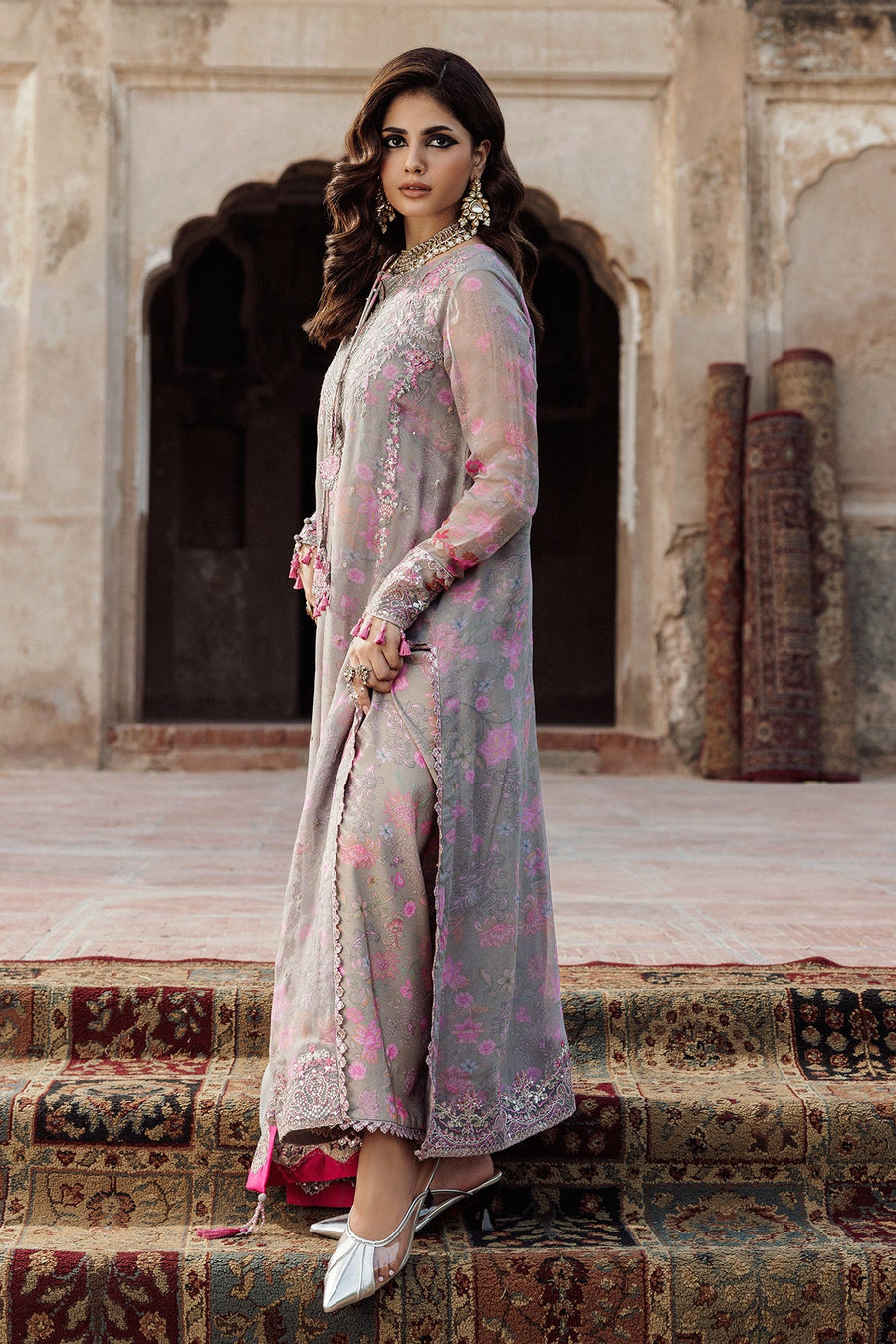 Charizma Vasal Vol-05 Embroidered Chiffon Unstitched 3Pc Suit VSL25-34