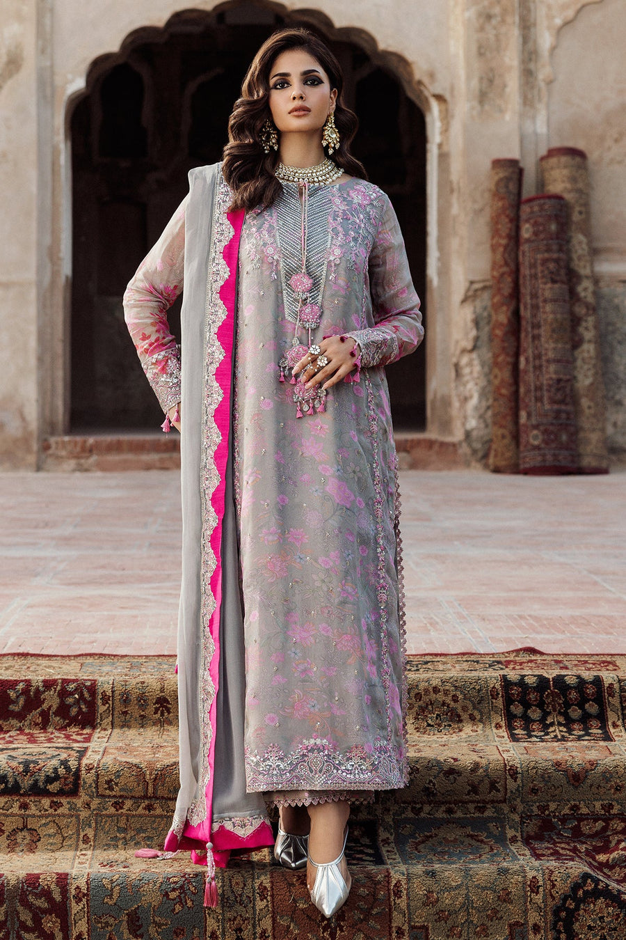 Charizma Vasal Vol-05 Embroidered Chiffon Unstitched 3Pc Suit VSL25-34