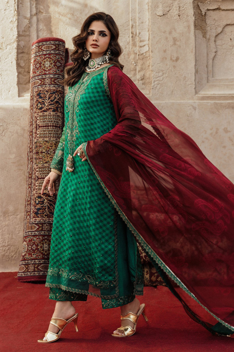Charizma Vasal Vol-05 Embroidered Chiffon Unstitched 3Pc Suit VSL25-35