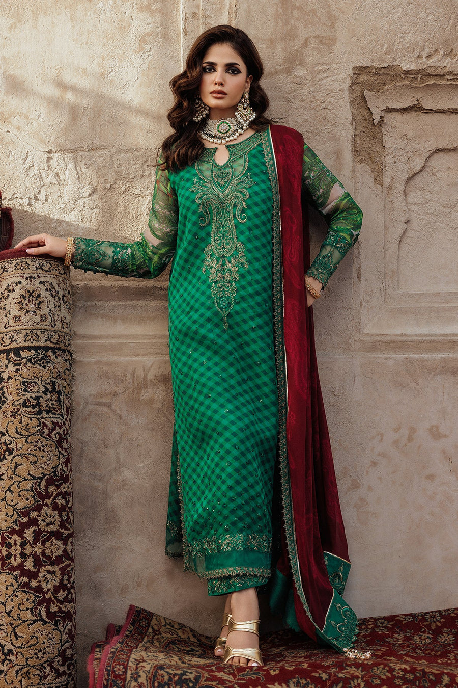 Charizma Vasal Vol-05 Embroidered Chiffon Unstitched 3Pc Suit VSL25-35