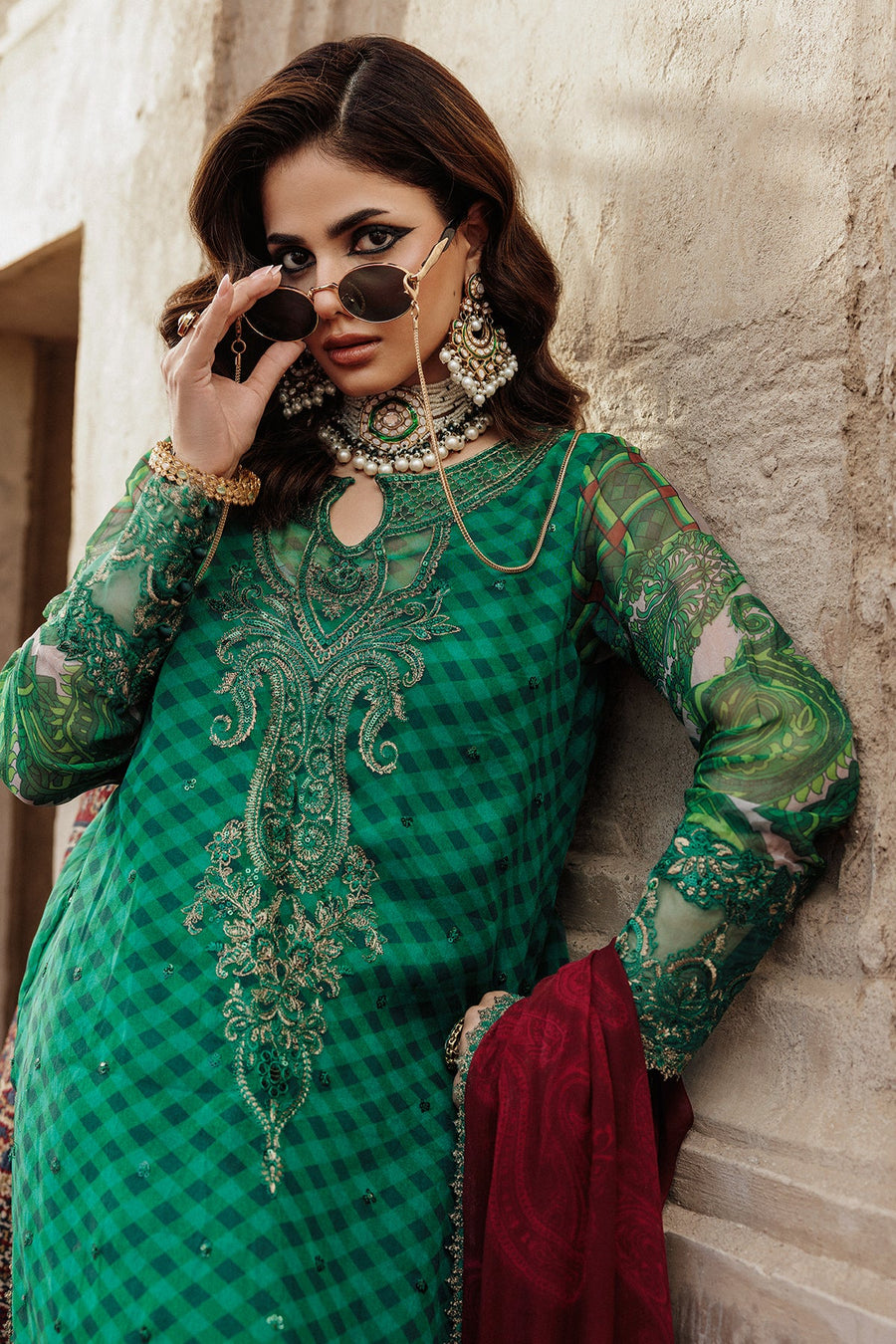 Charizma Vasal Vol-05 Embroidered Chiffon Unstitched 3Pc Suit VSL25-35
