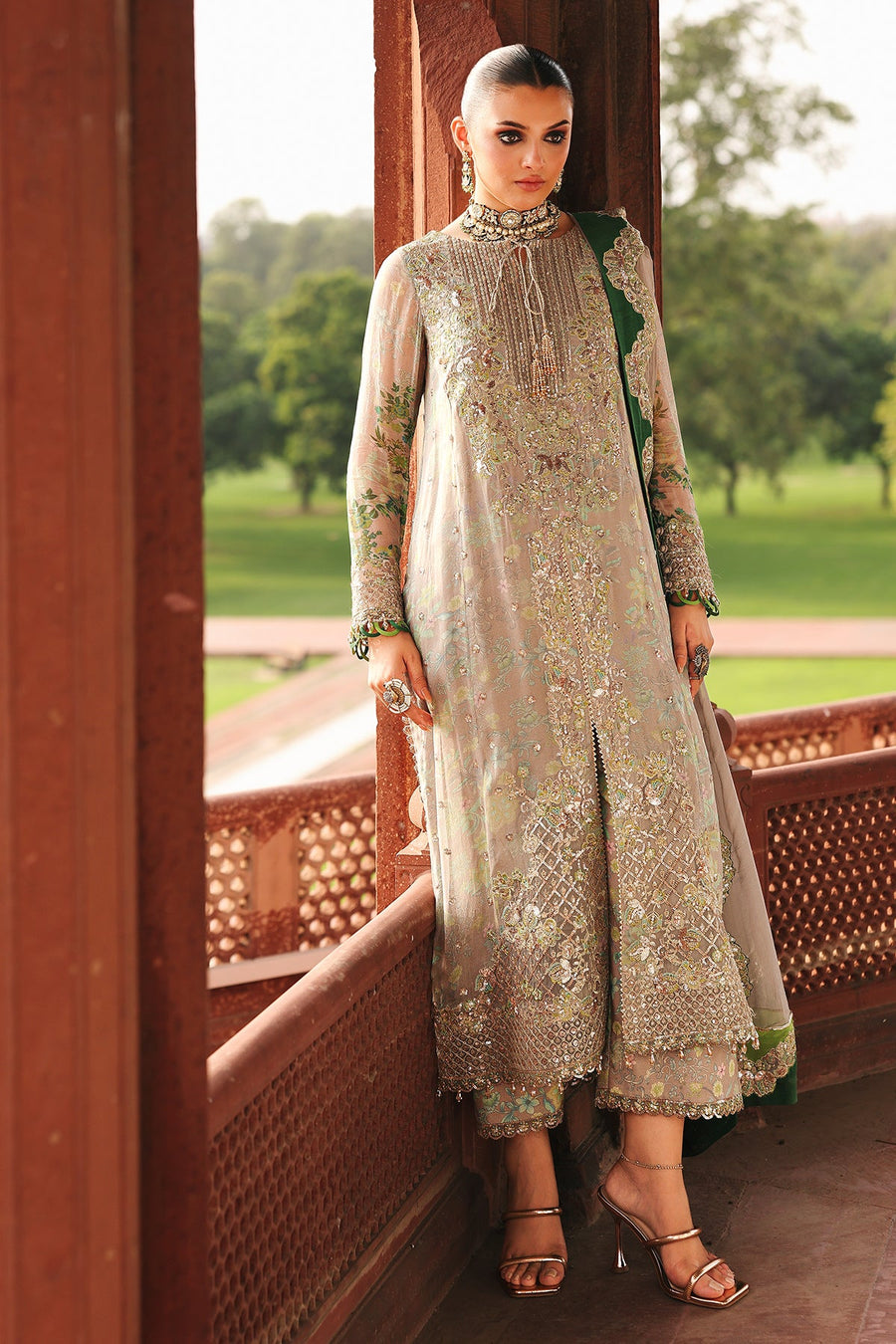 Charizma Vasal Vol-05 Embroidered Chiffon Unstitched 3Pc Suit VSL25-38