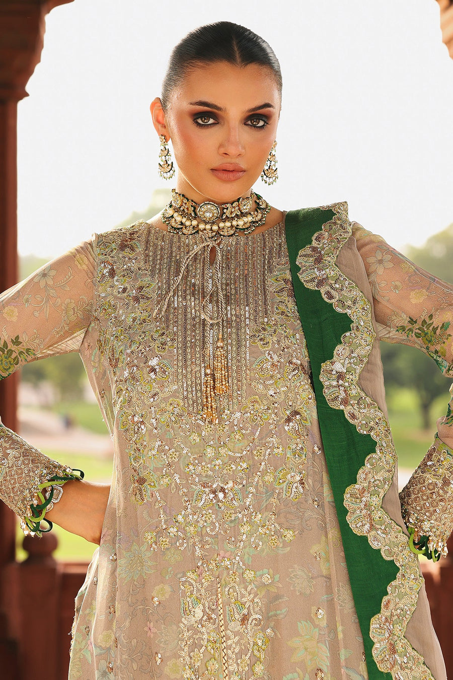 Charizma Vasal Vol-05 Embroidered Chiffon Unstitched 3Pc Suit VSL25-38