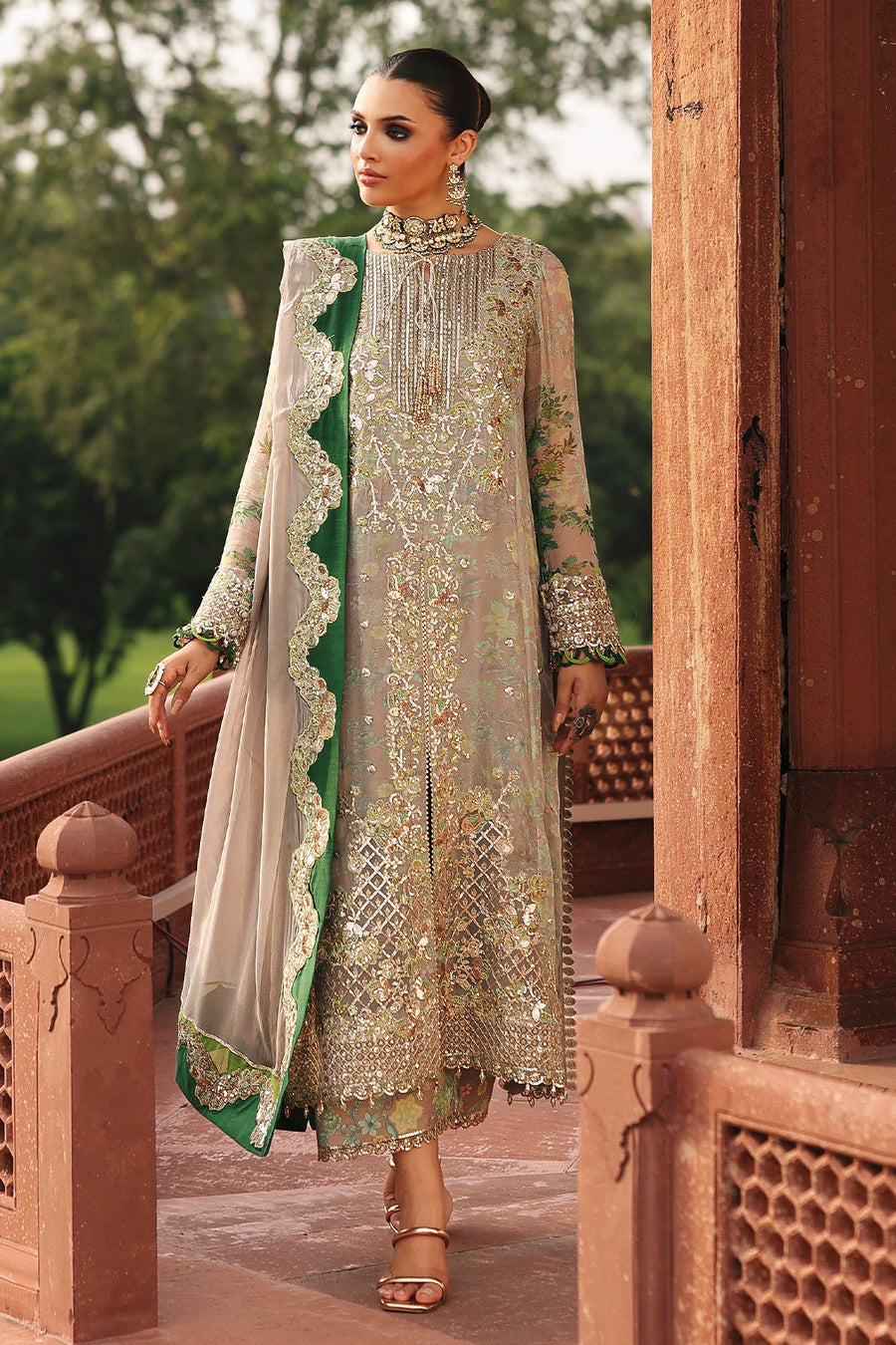Charizma Vasal Vol-05 Embroidered Chiffon Unstitched 3Pc Suit VSL25-38