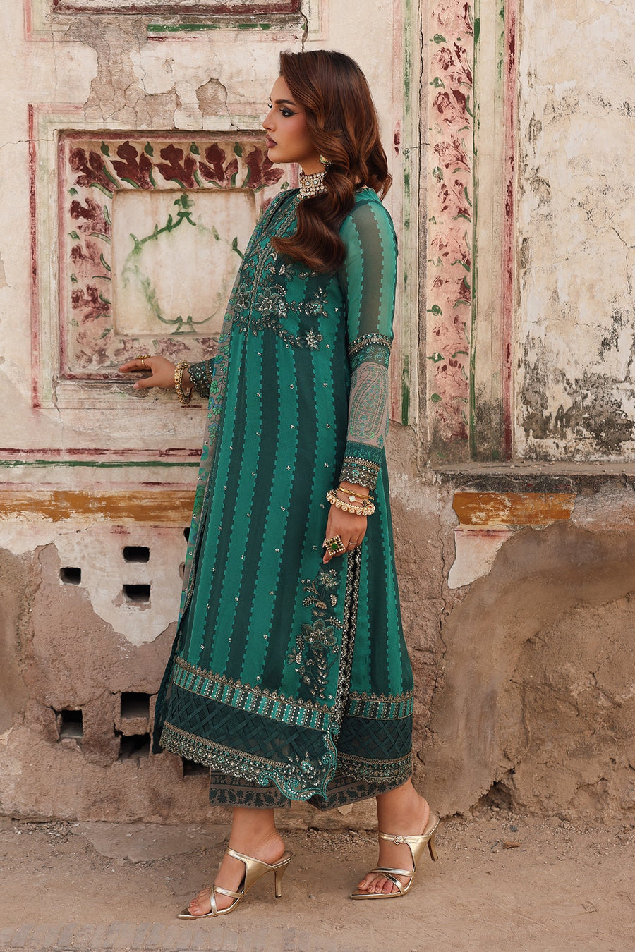 Charizma Vasal Vol-06 Embroidered Chiffon Unstitched 3Pc Suit VSL25-40