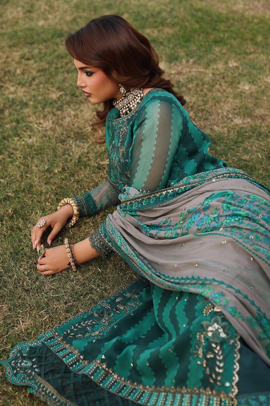 Charizma Vasal Vol-06 Embroidered Chiffon Unstitched 3Pc Suit VSL25-40