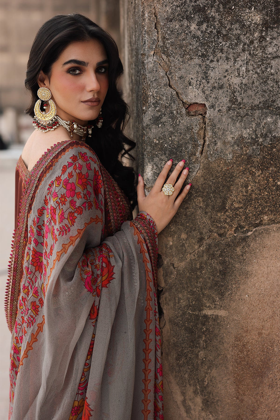 Charizma Vasal Vol-06 Embroidered Chiffon Unstitched 3Pc Suit VSL25-42
