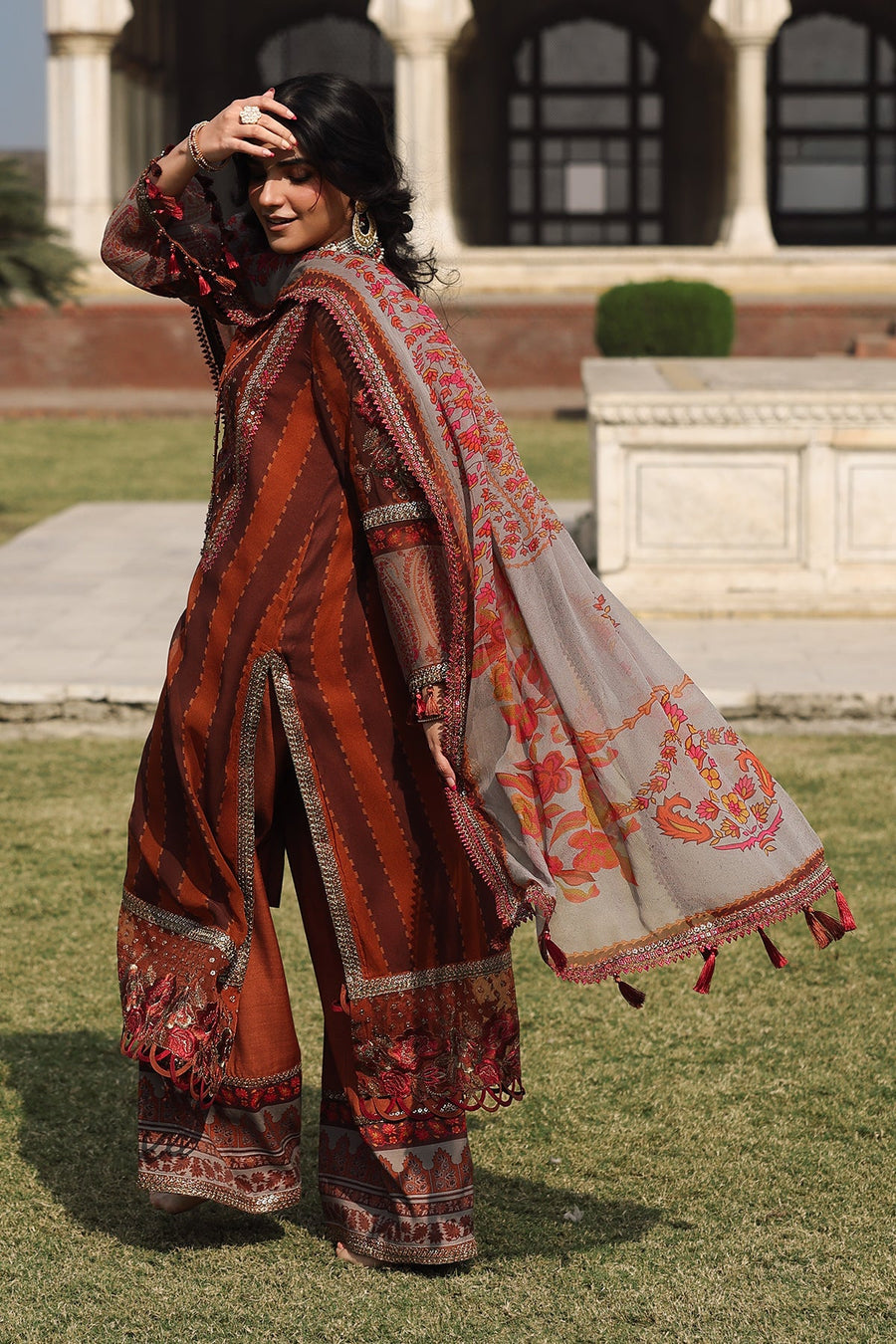 Charizma Vasal Vol-06 Embroidered Chiffon Unstitched 3Pc Suit VSL25-42