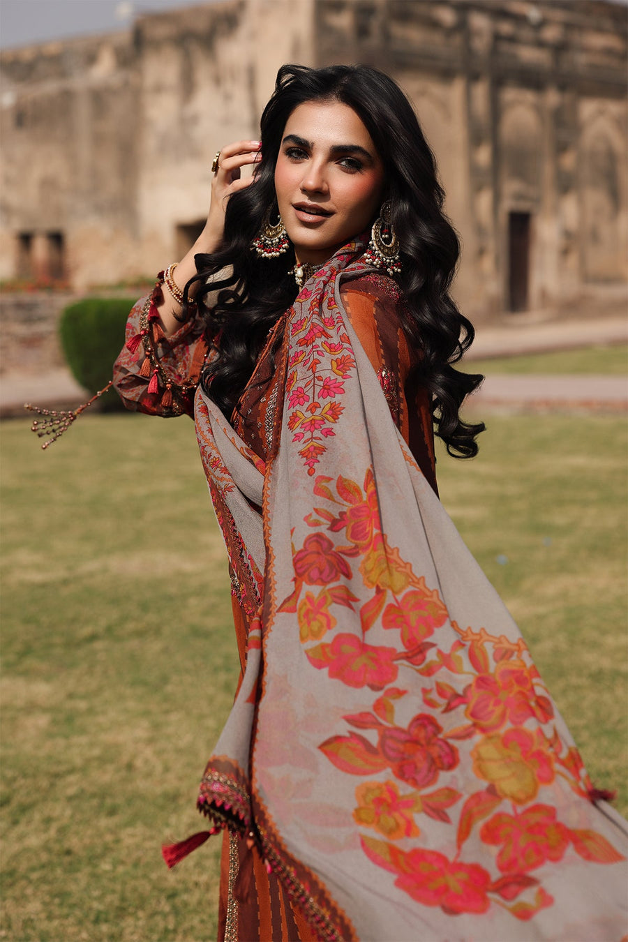 Charizma Vasal Vol-06 Embroidered Chiffon Unstitched 3Pc Suit VSL25-42