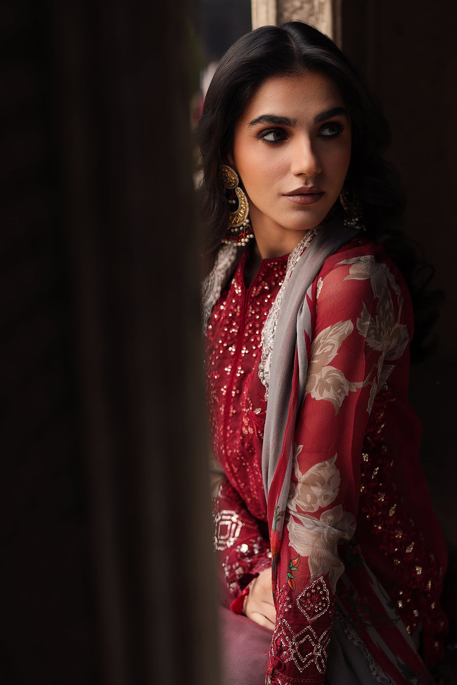Charizma Vasal Vol-06 Embroidered Chiffon Unstitched 3Pc Suit VSL25-45