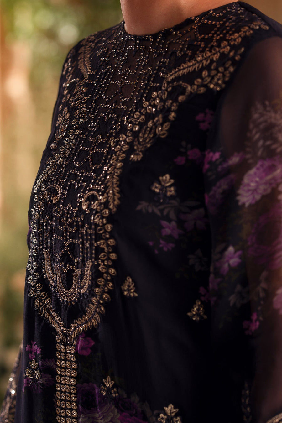 Vasal by Charizma Embroidered Luxury Chiffon Unstitched 3Pc Suit VSL5-01
