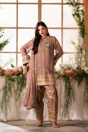 Vasal by Charizma Embroidered Luxury Chiffon Unstitched 3Pc Suit VSL5-02