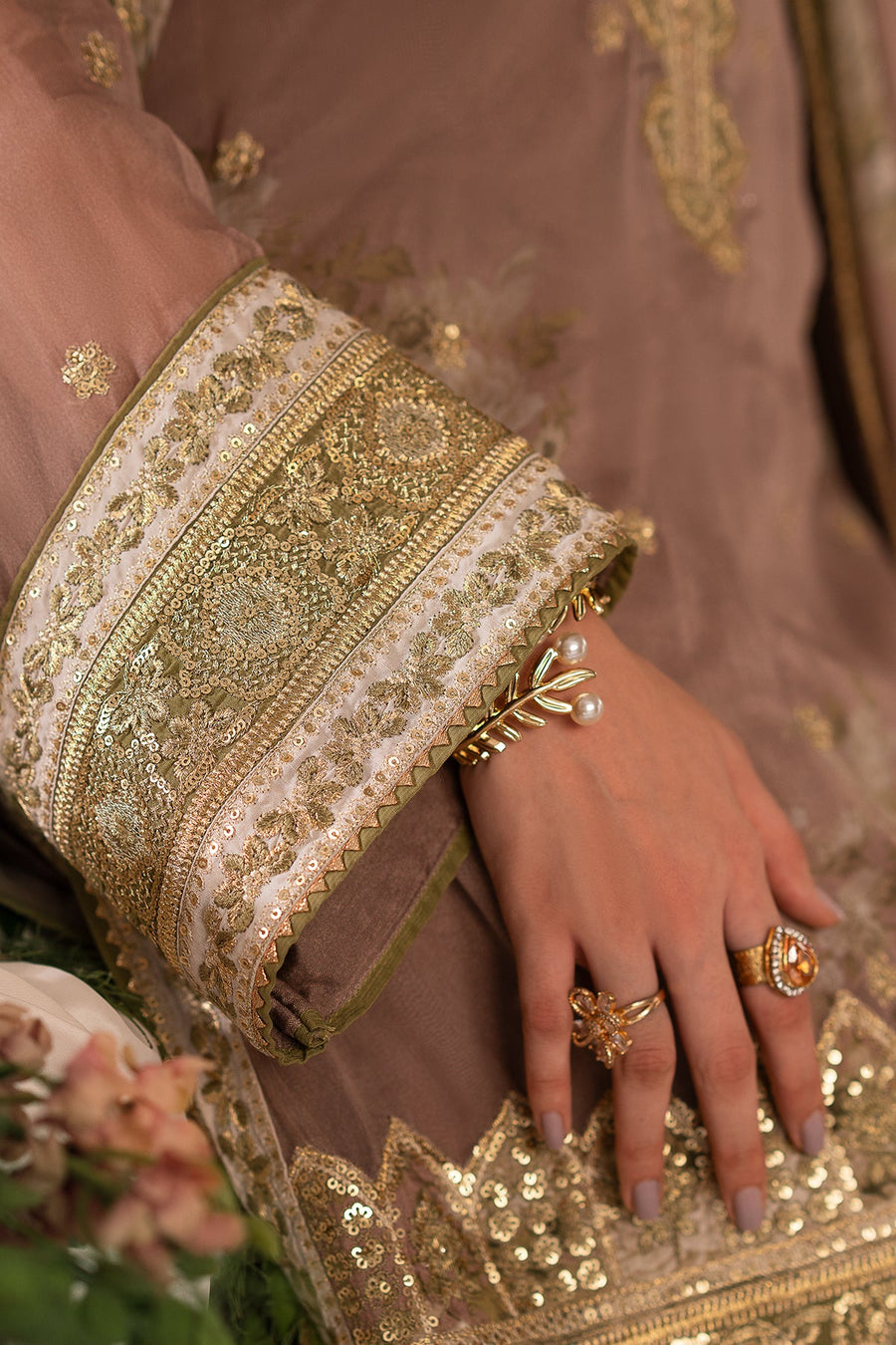 Vasal by Charizma Embroidered Luxury Chiffon Unstitched 3Pc Suit VSL5-02