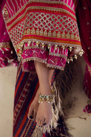 Charizma Vasal Embroidered Luxury Chiffon Unstitched 3Pc Suit VSL5-22