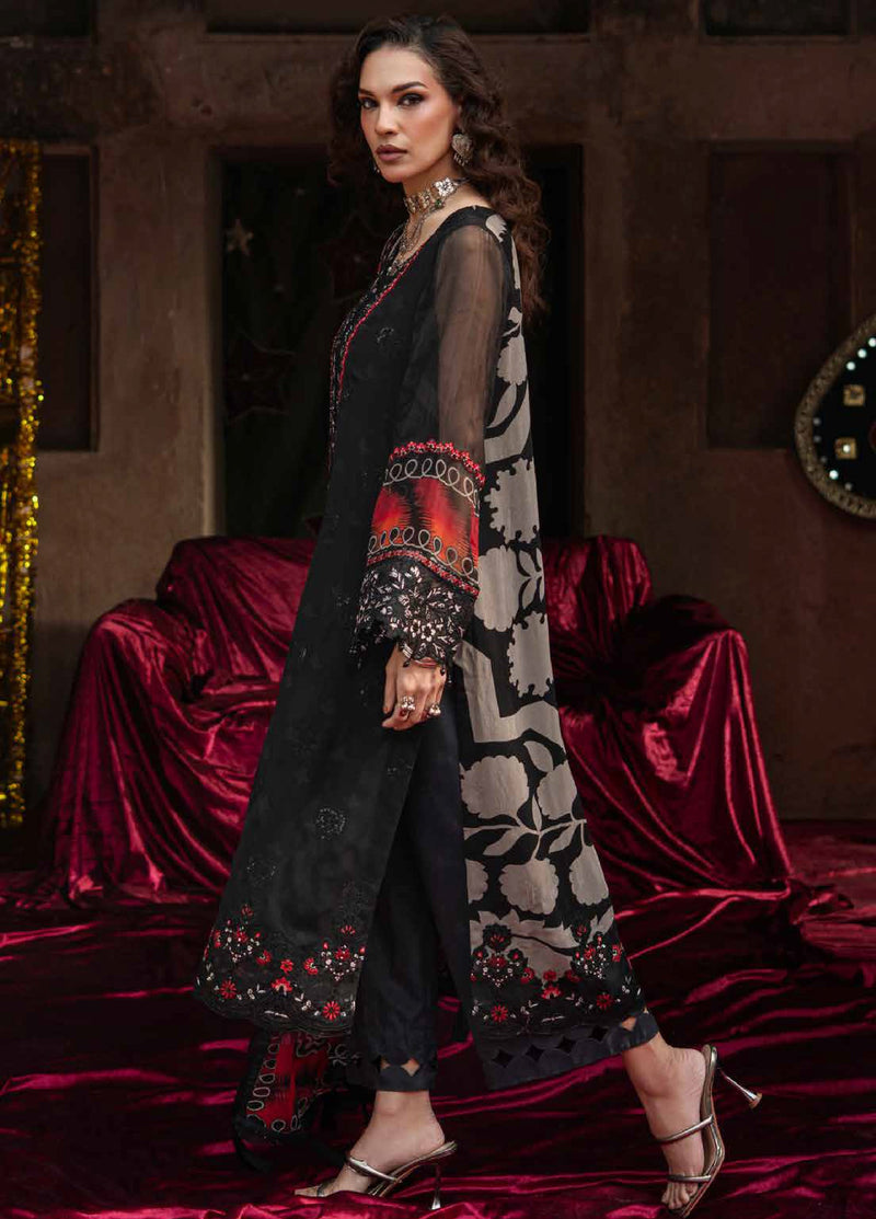 Charizma Vasal Vol-01 Embroidered Chiffon Unstitched 3Pc Suit VSL6-02