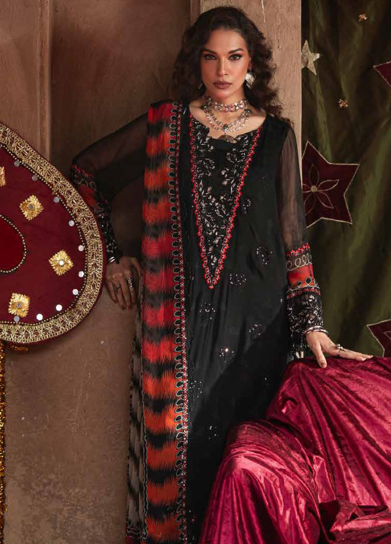 Charizma Vasal Vol-01 Embroidered Chiffon Unstitched 3Pc Suit VSL6-02