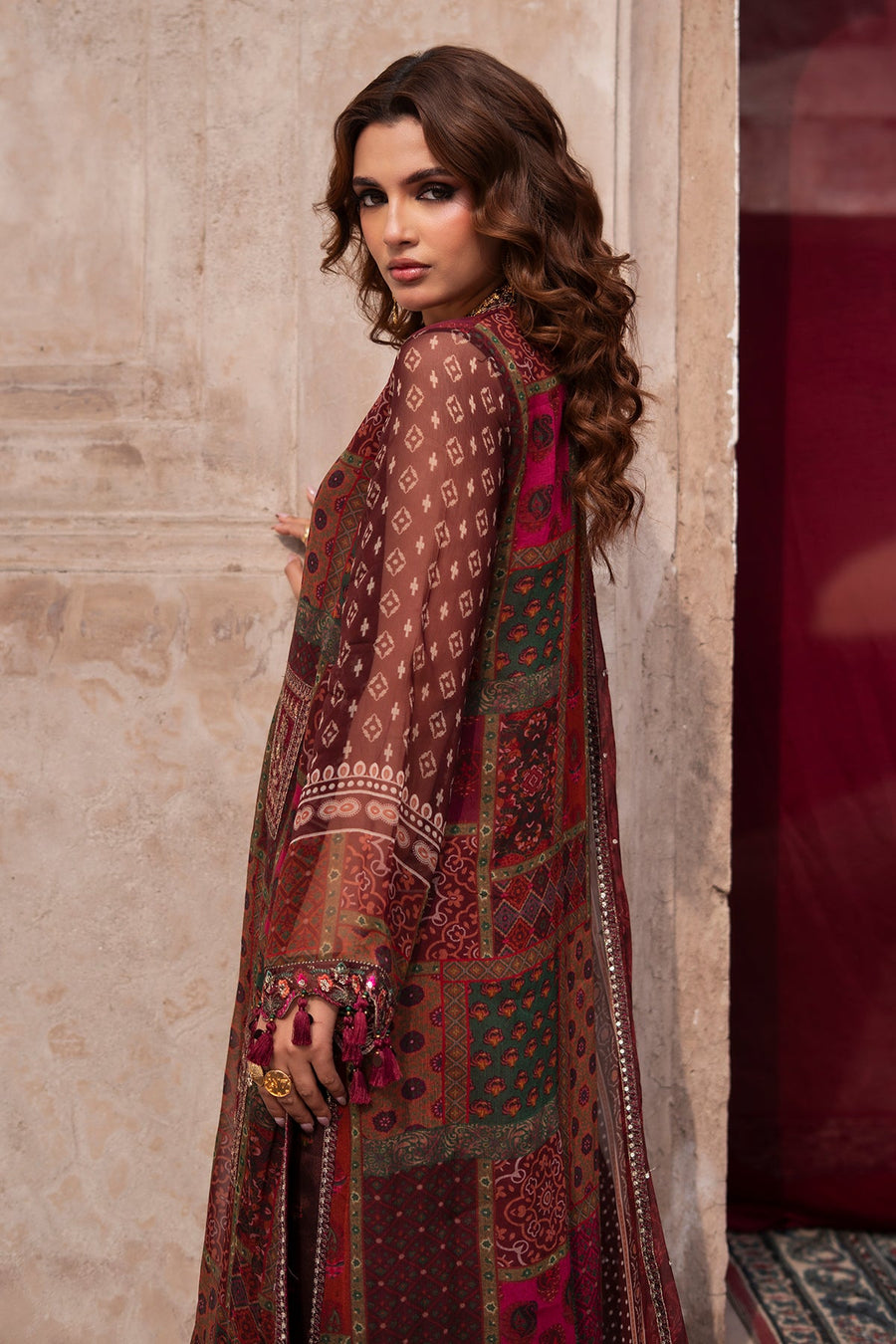 Charizma Vasal Vol-01 Embroidered Chiffon Unstitched 3Pc Suit VSL6-03