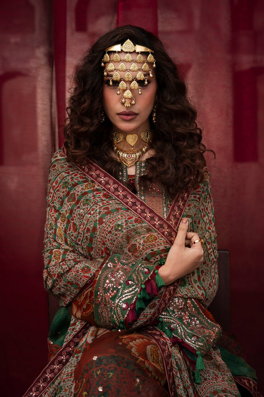 Charizma Vasal Vol-01 Embroidered Chiffon Unstitched 3Pc Suit VSL6-04