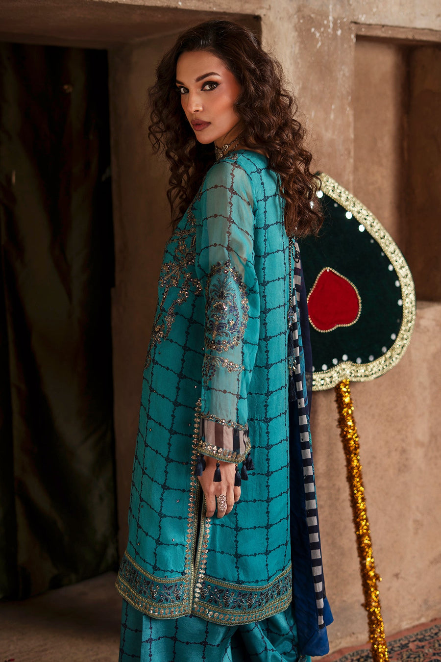 Charizma Vasal Vol-01 Embroidered Chiffon Unstitched 3Pc Suit VSL6-05